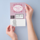 Hershey's Large Bar Wrapper Pink/Paars Chinese SC Flyer (Hand)