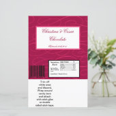 Hershey's Large Bar Wrapper Raspberry Pink Loops/S (Staand voorkant)