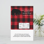 Hershey's Large Bar Wrapper Red Plays Black Beer (Staand voorkant)