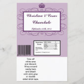 Hershey's Large Bar Wrapper Royal Paarse Crown/Swi (Voorkant)