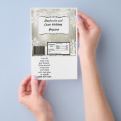 Hershey's Large Bar Wrapper Zilver Kerst Blur Flyer (Hand)