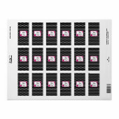 Hershey's Miniatuur Zwart Lente Tijd Lady Bug Etiket (Full Sheet)