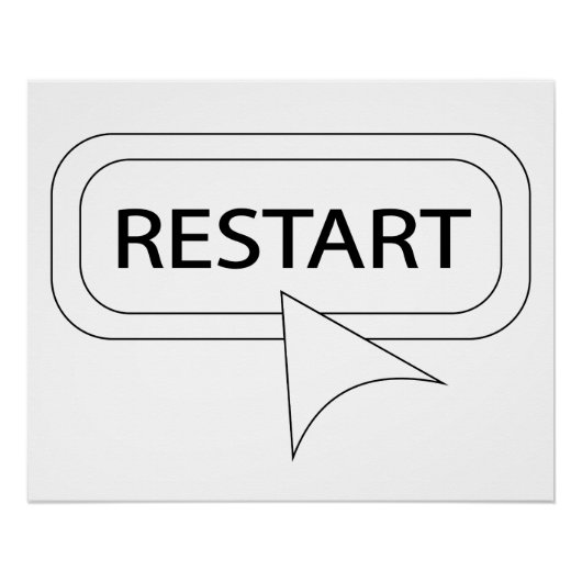 Herstarten Perfect Poster (Voorkant)