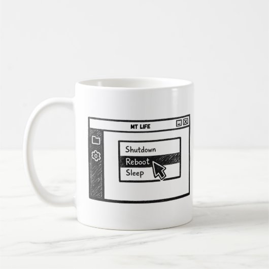 Herstartmodus Koffiemok (Links)
