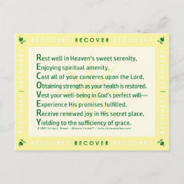 Herstel (acrostichon) briefkaart