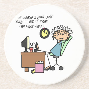 Herstel de Eerste Humor van de Keer Zandsteen Onderzetter