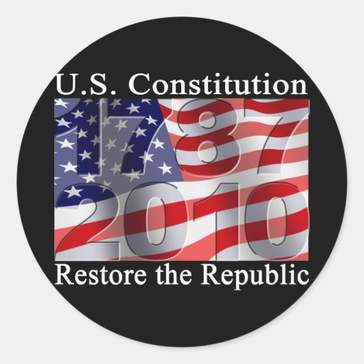 Herstel de stickers van de Republiek (Voorkant)