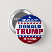 HERSTEL DONALD TRUMP 2024 Campaign Button (Voorkant /achterkant)