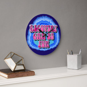 Herstel FUN Geode 12 Stappen AA Herstel Slogan Grote Klok