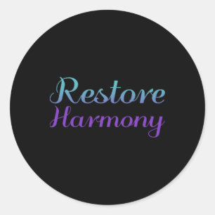 Herstel Harmony Suicide Prevention Depression Awar Ronde Sticker