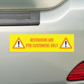HERSTEL IS ALLEEN VOOR KLANTEN BUMPERSTICKER (Op auto)