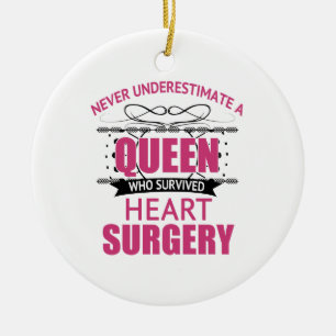 Herstel na hartoperatie voor vrouwen keramisch ornament