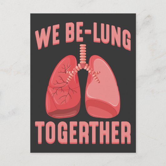 Herstel na longtransplantatie, beterschap briefkaart (Voorkant)