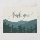 Herstel naar de bergen | Groene dank Briefkaart (Voorkant)