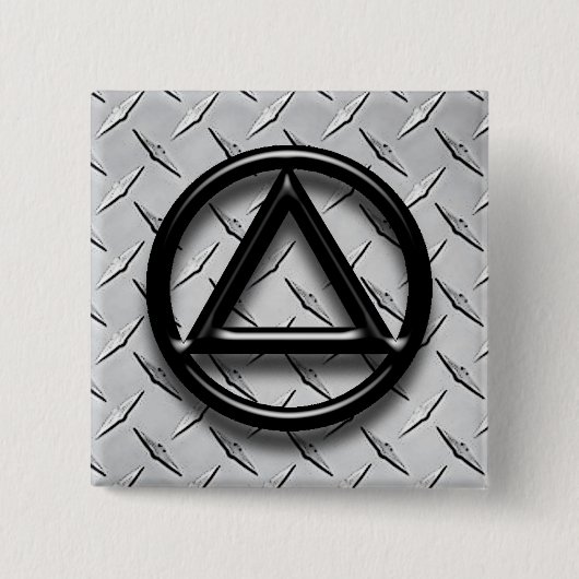 Herstel obriety Sober Button Pin (Voorkant)