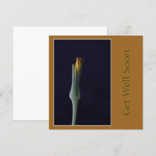 Herstel Snel Bloemige Gouden Bruine Tinten Kaart