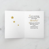 Herstel Sober Support Miracles Nieuwjaar Ster Kaart (Binnen)