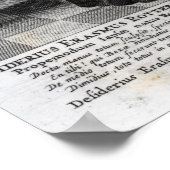 Herstel van de Latijnse taal" Poster (Hoek)