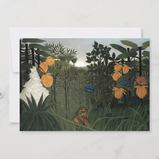 Herstel van de leeuw | Henri Rousseau (Voorkant)