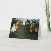 Herstel van de leeuw | Henri Rousseau Kaart (Voorkant)