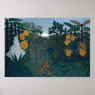 Herstel van de Leeuw-Henri Rousseau Poster