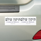 herstel van de wereld bumpersticker (Op auto)