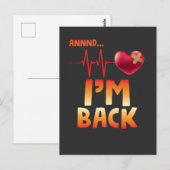 Herstel van hartziekte bypassoperatie briefkaart (Voorkant / Achterkant)