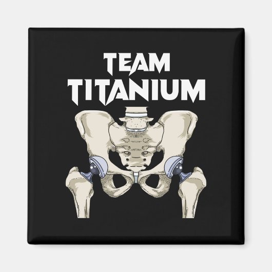 Herstel van hippe chirurgie geeft hippie Hip-verva Magneet (Voorkant)