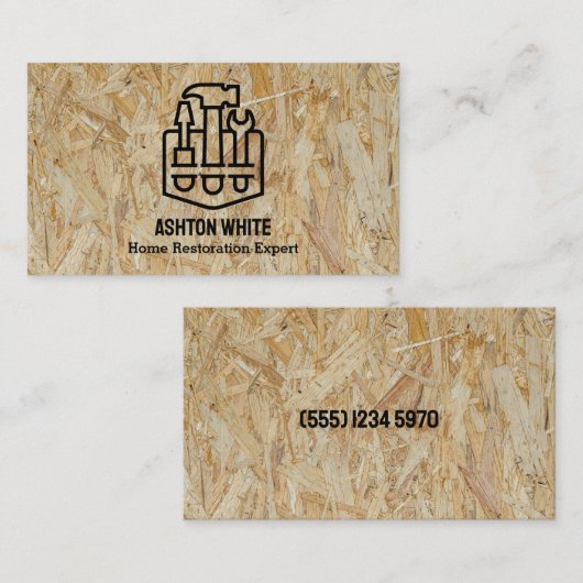 👷♂️ Herstel van Woning Visitekaartje (Voorkant / Achterkant)