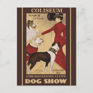 Herstelbare Chicago Kennel Club Briefkaart