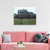Herstelbare treinstel canvas afdruk (Insitu (Woonkamer))