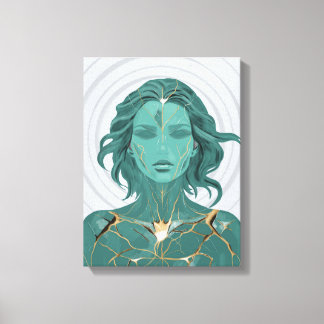 Hersteld II A – Kunst van Genezing en Evenwicht Canvas Afdruk
