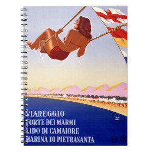 Herstelde Poster van de Reis van Italië van Notitieboek