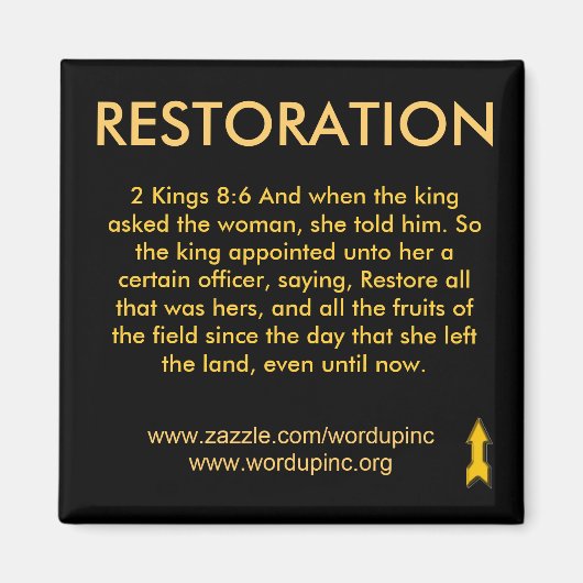 herstelmagneet magneet (Voorkant)