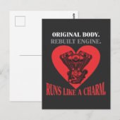 Hersteloperatie openhartoperatie briefkaart (Voorkant / Achterkant)