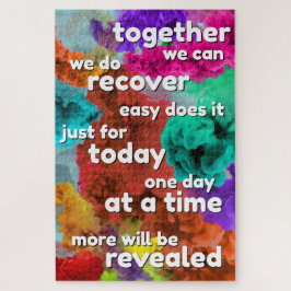 Herstelslogan Puzzle Legpuzzel