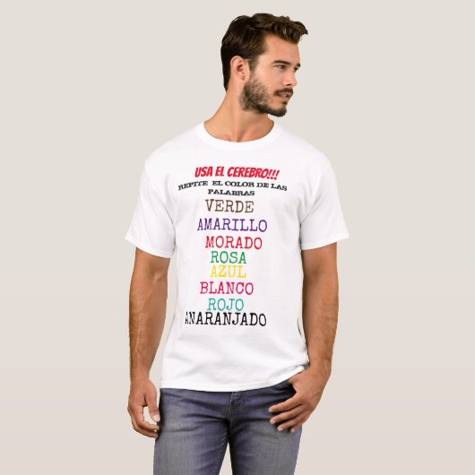 HERSTELTEST - VS EL CEREBRO TSHIRT (Voorkant volledig)