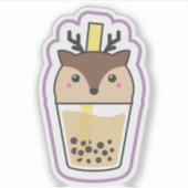 Hert boba sticker (Voorkant)
