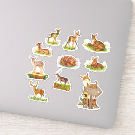 Hert en Plant op maat gemaakte vinyl sticker