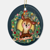 hert in de baard keramisch ornament (Links)