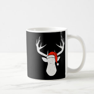 Hert Met Kerstman Hoed Kerst Pijama Jacht Cadeau Koffiemok