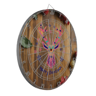 Hert Prettig Kerstmis Dartbord