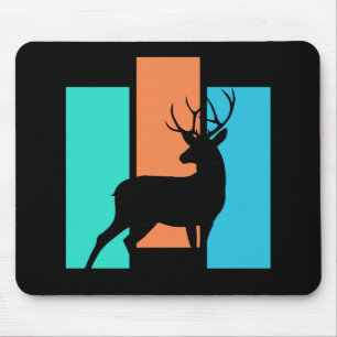 Hert Wild Dier Buiten Natuur Silhouet Muismat