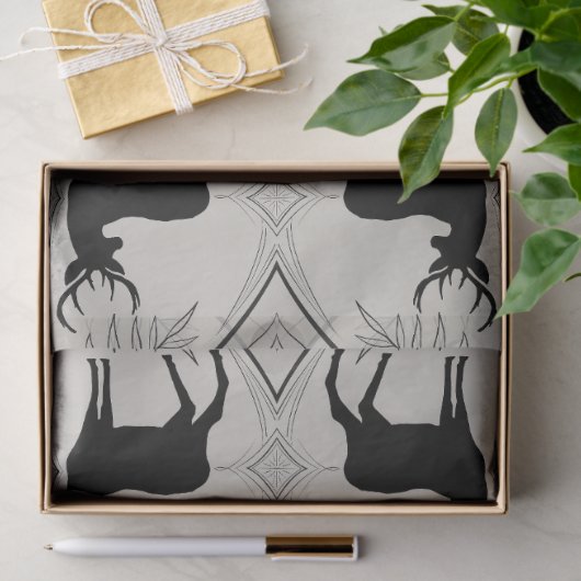  herten 2 tissuepapier (Geschenk)