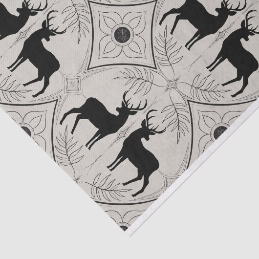 herten 2 tissuepapier (Detail)