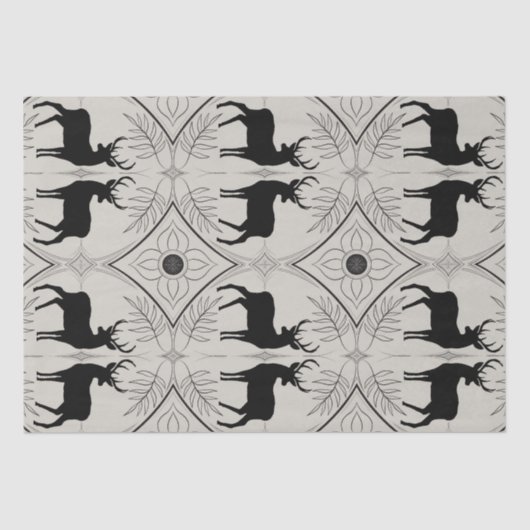 herten 2 tissuepapier (Voorkant)