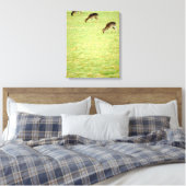 Herten 3 canvas afdruk (Insitu (Slaapkamer))