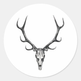 Herten Antler Skelet Skull Sticker