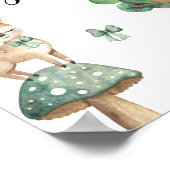 Herten Baby shower - gastenboek Poster (Hoek)