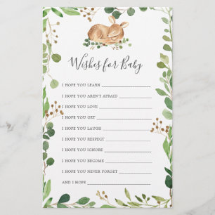 Herten Baby shower wensen voor Baby